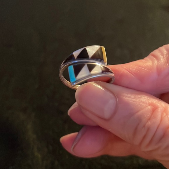 Zuni Inlaid Ring - Picture 1 of 4
